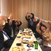 奈良市生涯学習財団の打ち上げにて